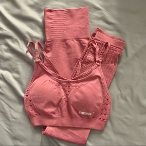 GymShark Pink Energy Seamless Set